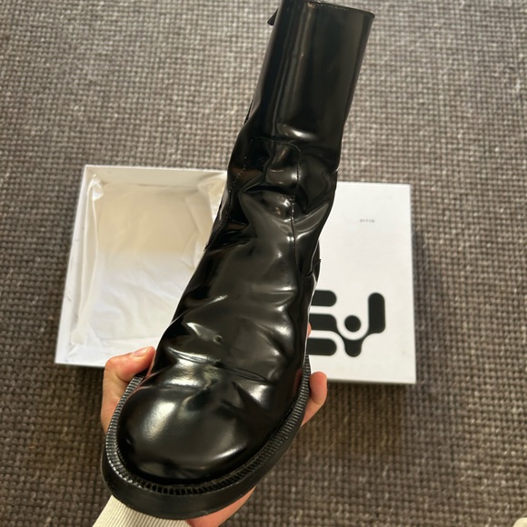Eytys Blaise Black Leather Zippered Boot main image 10